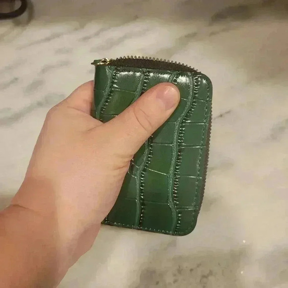 Unisex PU Credit Card Holder Zipper Purse Card Holder Wallet Money Coin … - Picture 9 of 13